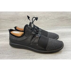 Ecco Sense Women's Sneaker Running‎ Elastic Toggle US 11.5 Black Athletic Shoes